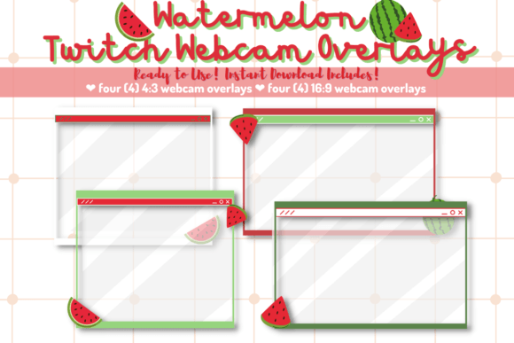 Download Watermelon Twitch Webcam Overlays - Webcam Collection